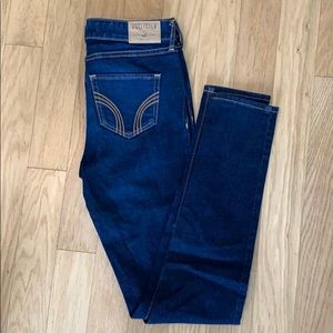 Hollister Dark Blue Denim Skinny Jeans
